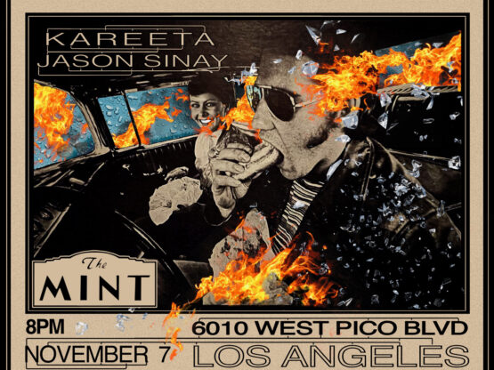 JASON SINAY KAREETA NOV. 7TH THE MINT 6010 W. PICO BLVD 8pm show. On November 7th, Kareeta will be playing The Mint in Los Angeles with acclaimed session guitarist Jason Sinay, and his band.